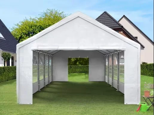 Carpa 3X3 BASICA PE 350 Blanca con ventanas