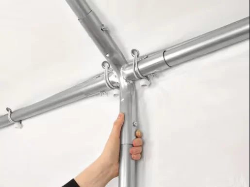 Carpa 3X3 BASICA PE 350 Blanca con ventanas