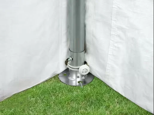 Carpa 3X10 ECO PVC 700 Blanca con ventanas