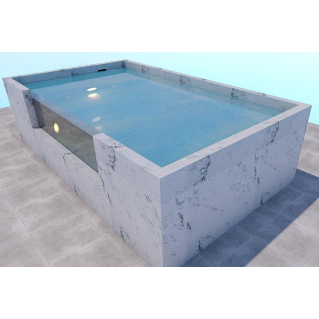 Piscina elevada acero rígido ILÚ AGUA