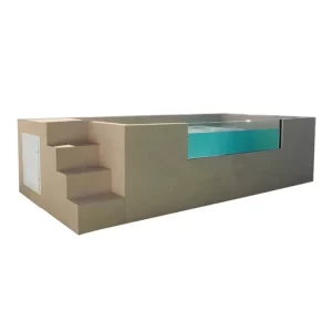 Piscina elevada acero rígido ILÚ PRO 240