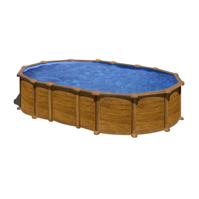 Piscina Gre Amazonia imitación madera